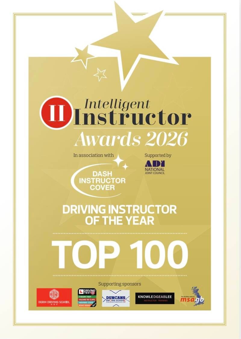 The best driving instructor award