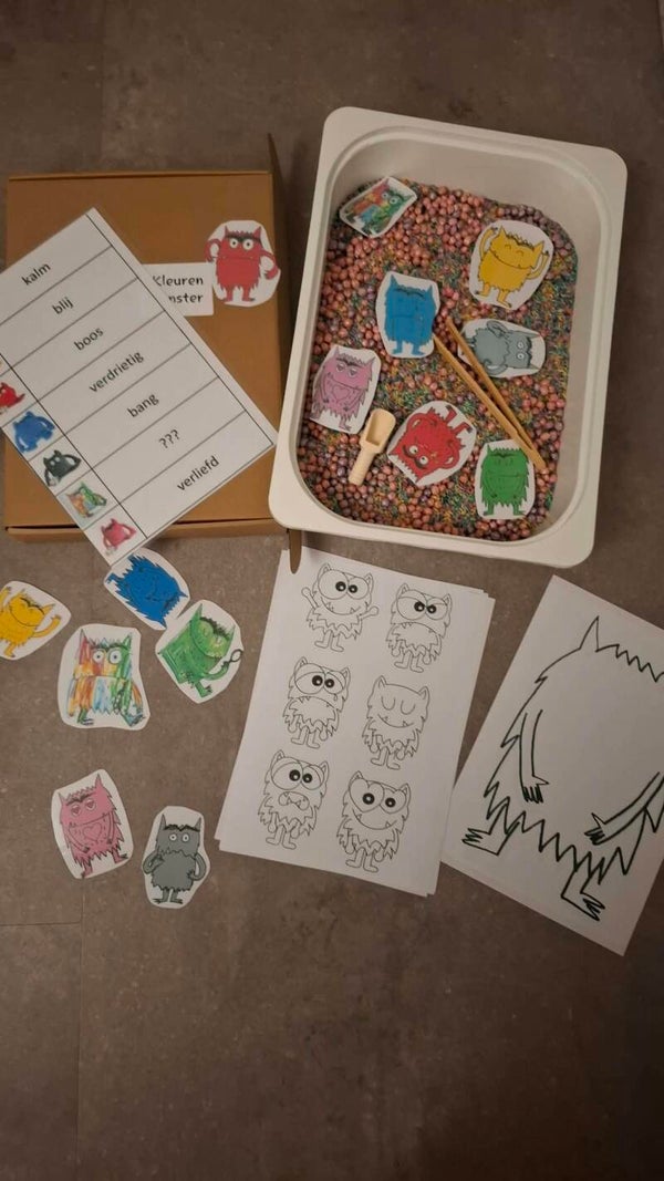 Speelrijst Box Kleuren monster