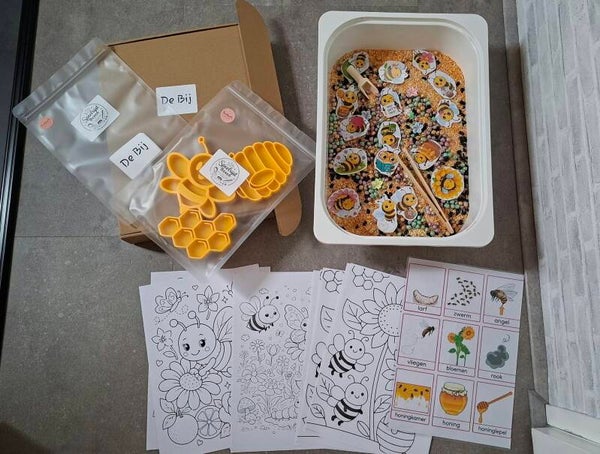 Speelrijst Box De Bij inclusief vulvormen