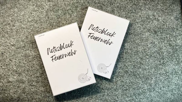 Notizblock Feuerwehr