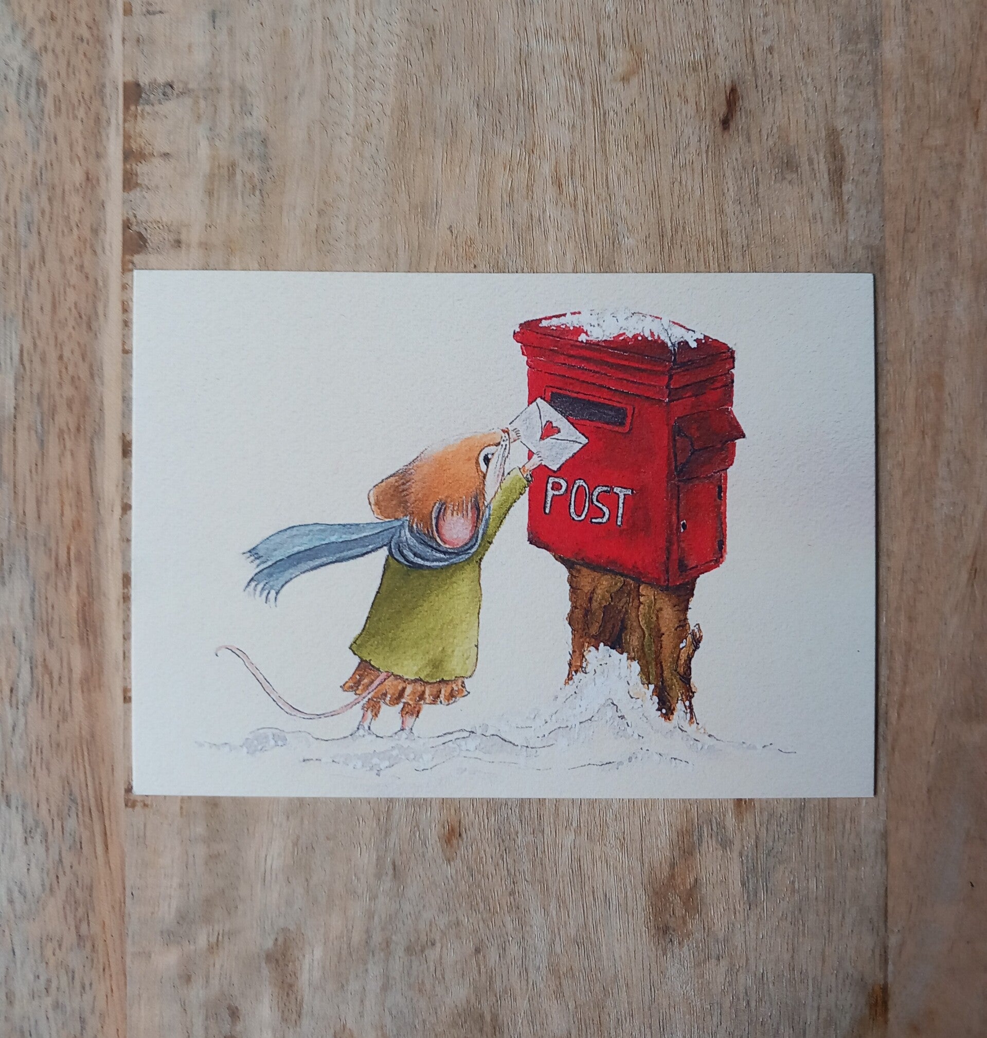 Wenskaart - Post