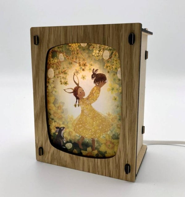 Postkaartlamp