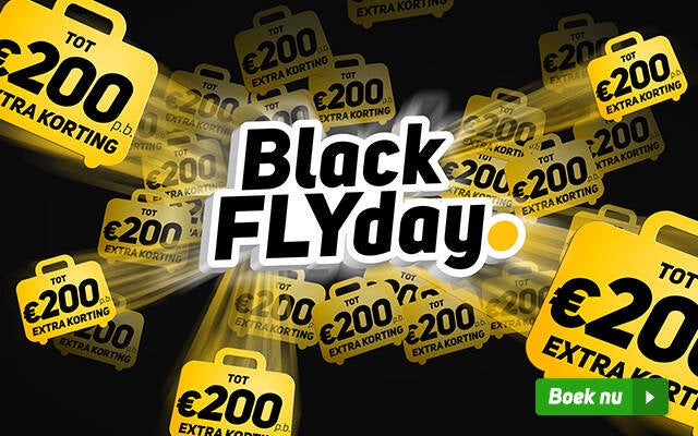 Black Friday kortingen Corendon