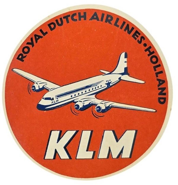 Document – KLM Royal Dutch Airlines Sticker