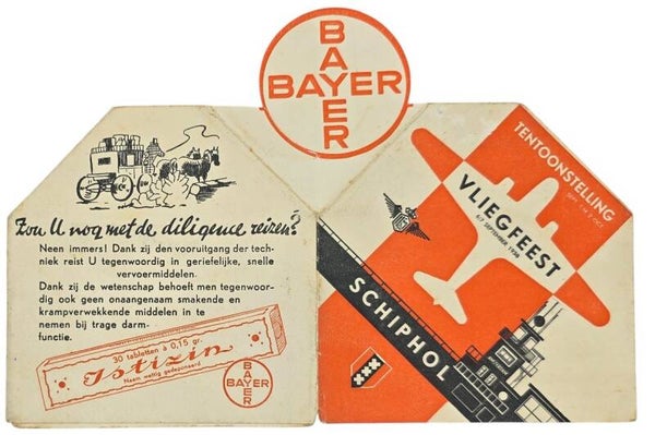 Flyer – Tentoonstelling Vliegfeest Schiphol (1938)
