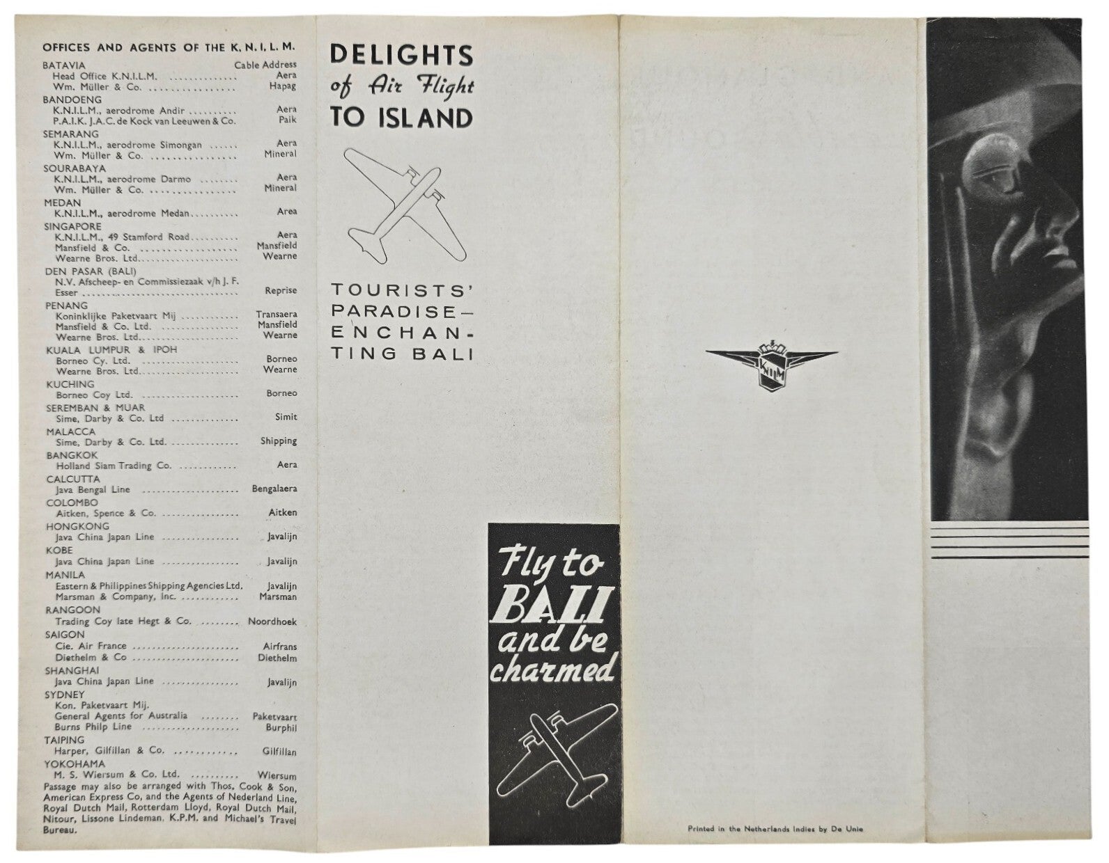 Flyer – KNILM Fly to Bali and be charmed (1938)
