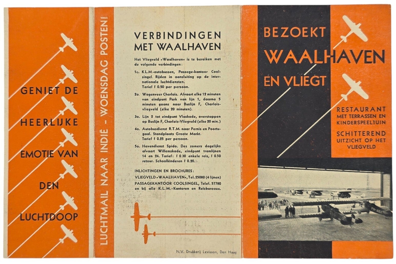 Flyer – Bezoekt Waalhaven en vliegt (1936)