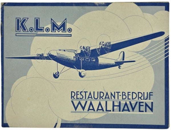 Brochure – Menukaart Restaurant-bedrijf Waalhaven (1935)