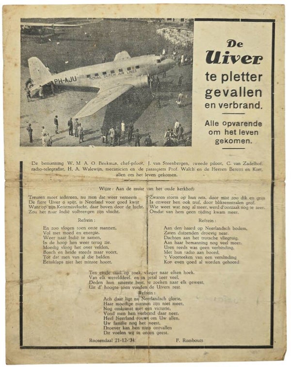 Document – De Uiver te pletter gevallen (1934)