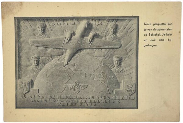Document – Hulde aan de bemanning van de Uiver, Melbourne Race (1934)