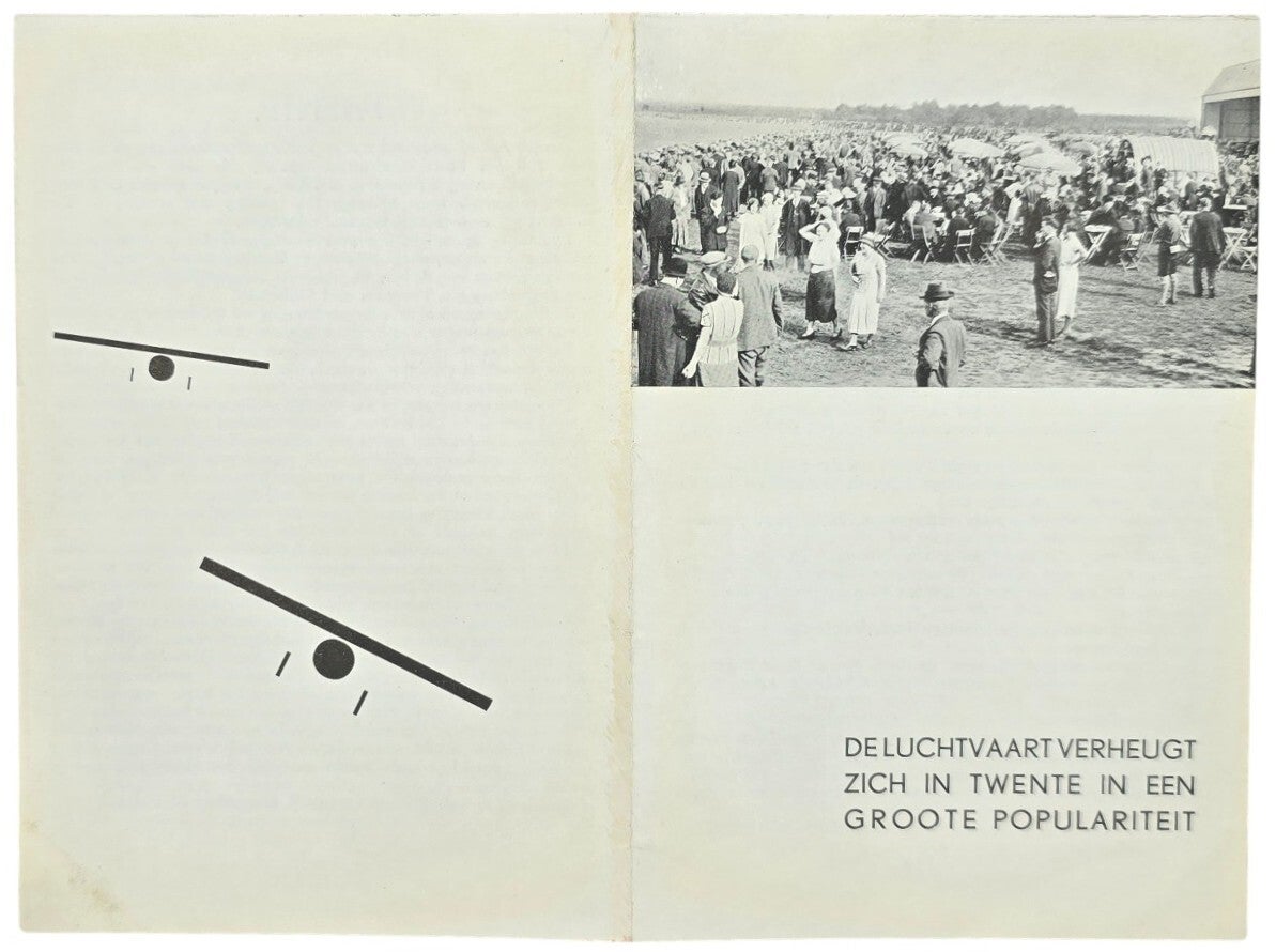 Flyer – Luchtvaart in Twente (1934)