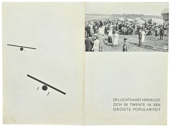 Flyer – Luchtvaart in Twente (1934)