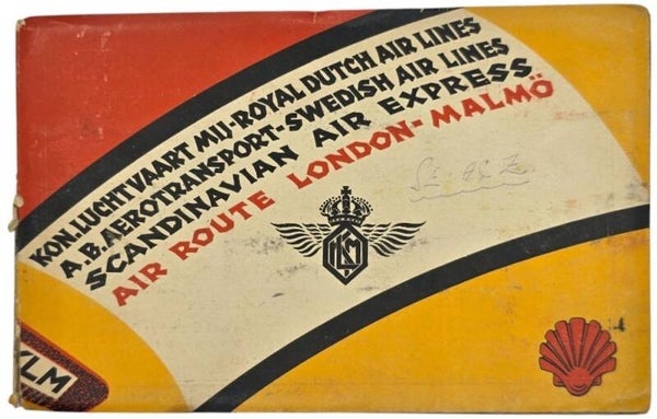 Brochure – KLM Shell Air route London–Malmö (1931)