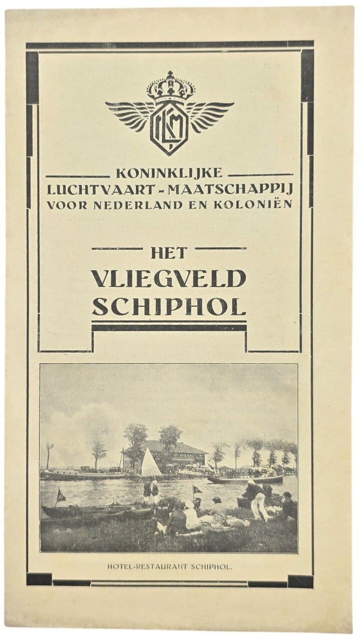 Flyer – KLM Het Vliegveld Schiphol (1925)