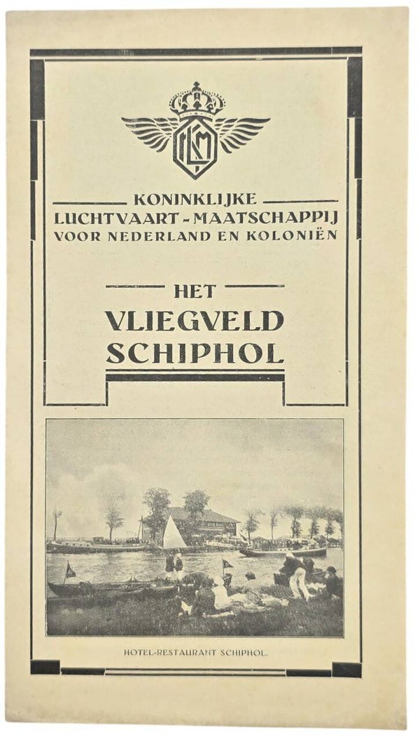 Flyer – KLM Het Vliegveld Schiphol (1925)