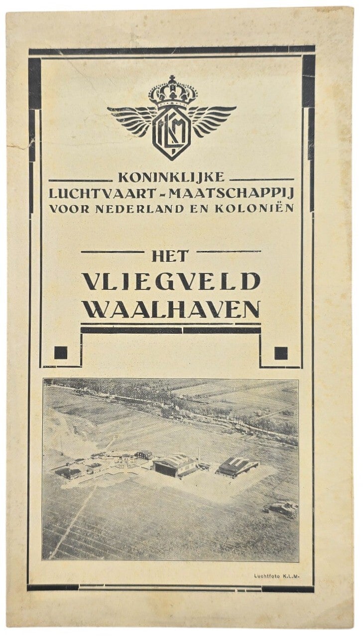 Flyer – KLM Het Vliegveld Waalhaven (1925)