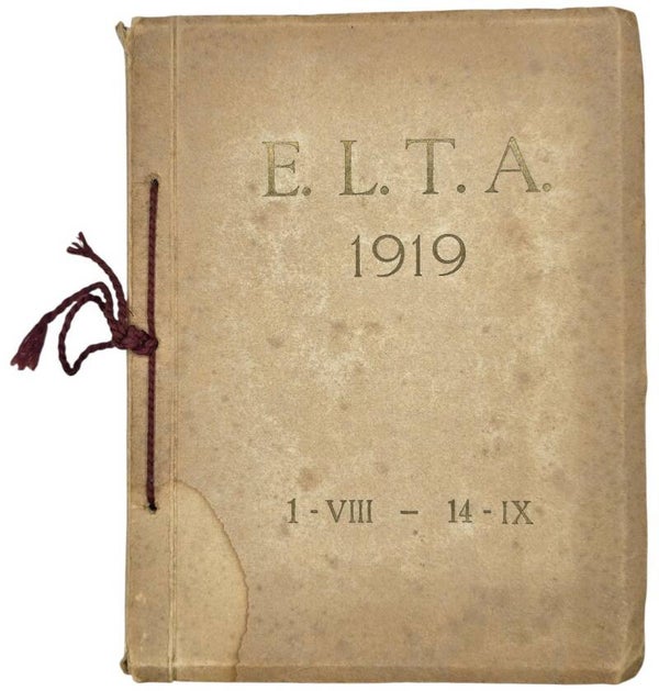 Brochure – E.L.T.A. Eerste Luchtvaart Tentoonstelling Amsterdam (1919)