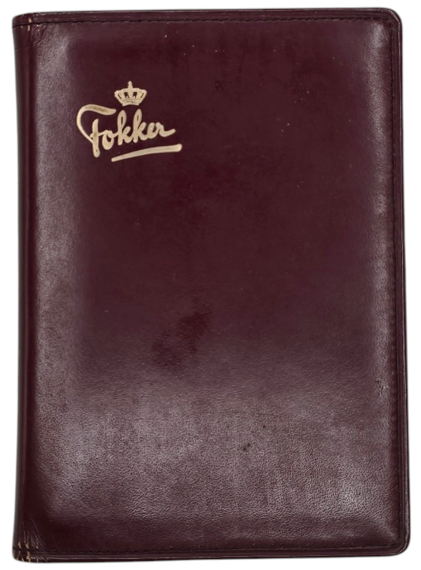 Boek – Zakagenda Fokker, ingevuld (1963)