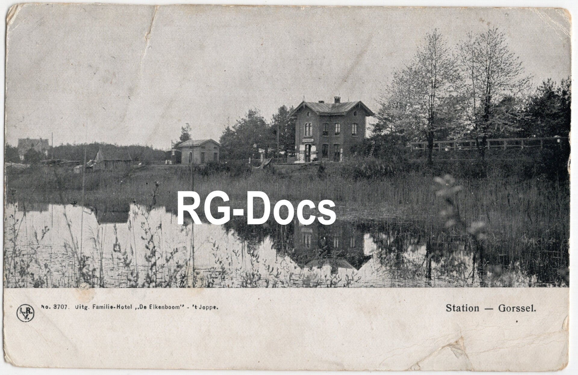 Ansichtkaart - Briefkaart Trein Station Gorssel, Gelderland (1914)