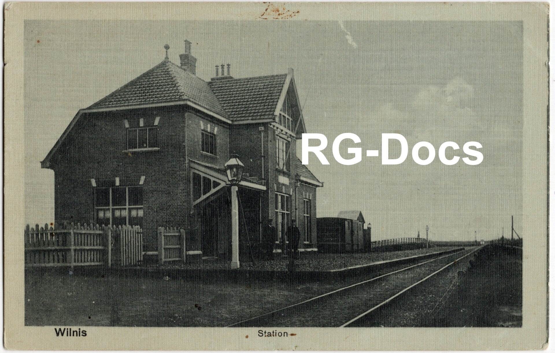 Ansichtkaart - Briefkaart Trein Station Wilnis, Utrecht (ca. 1915)