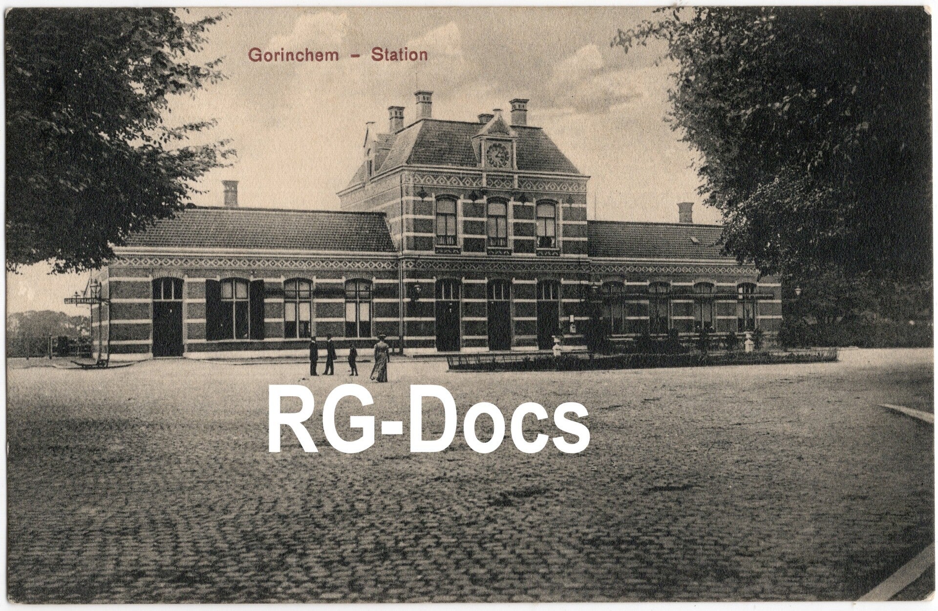 Ansichtkaart – Gorinchem, Trein Station (1912)