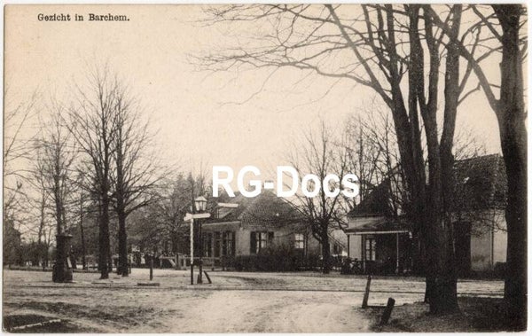 Ansichtkaart - Briefkaart Gezicht Barchem - Dorpsgezicht, Gelderland (1915)