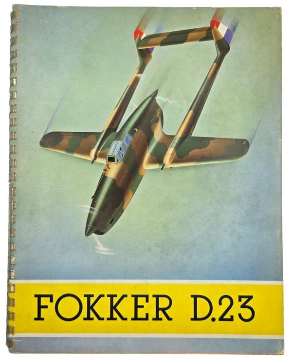 Brochure - Fokker D. 23 Jager verkoopbrochure (1938)