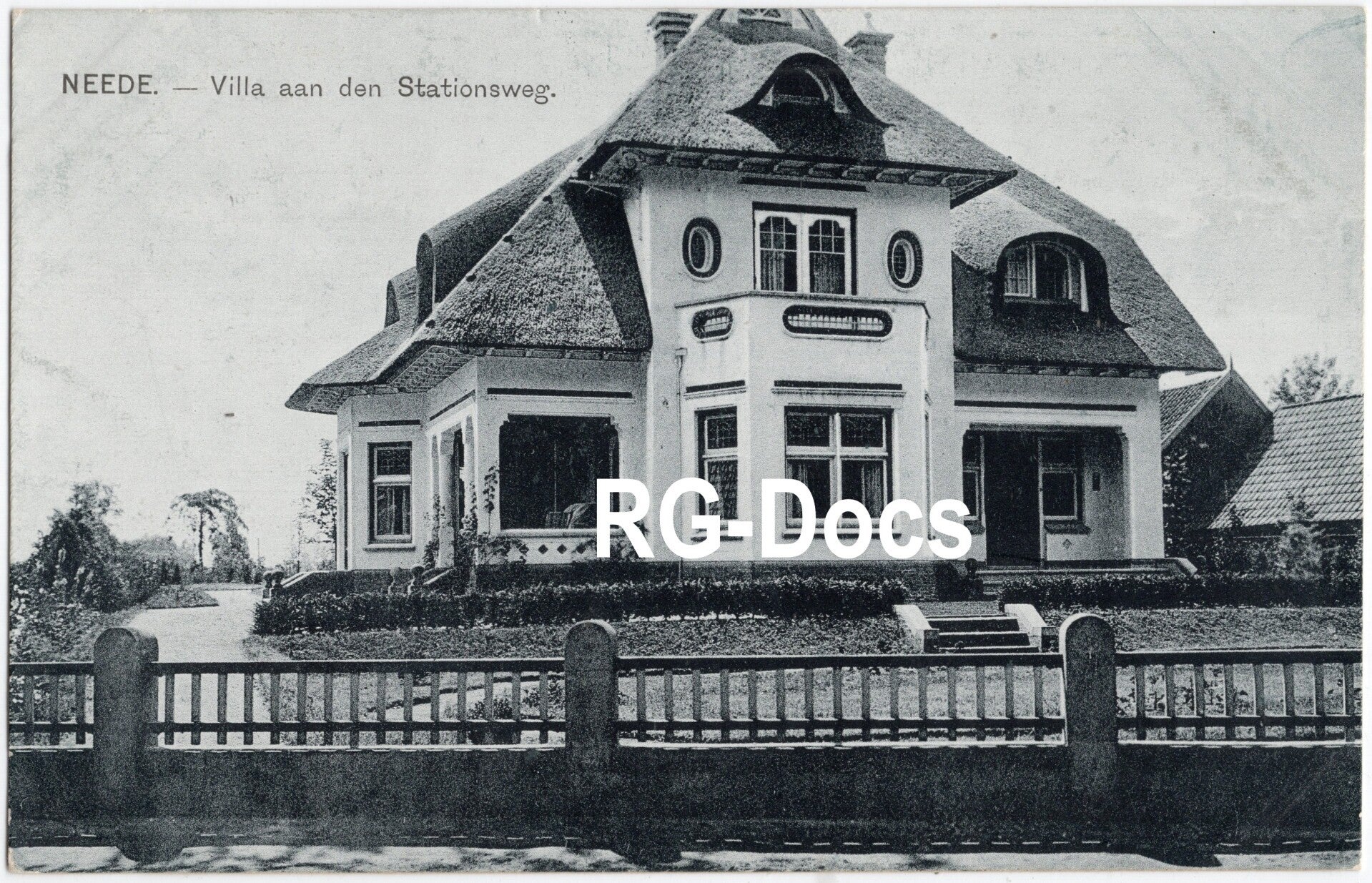 Ansichtkaart - Briefkaart Villa Stationsweg Neede, Gelderland (ca. 1910)