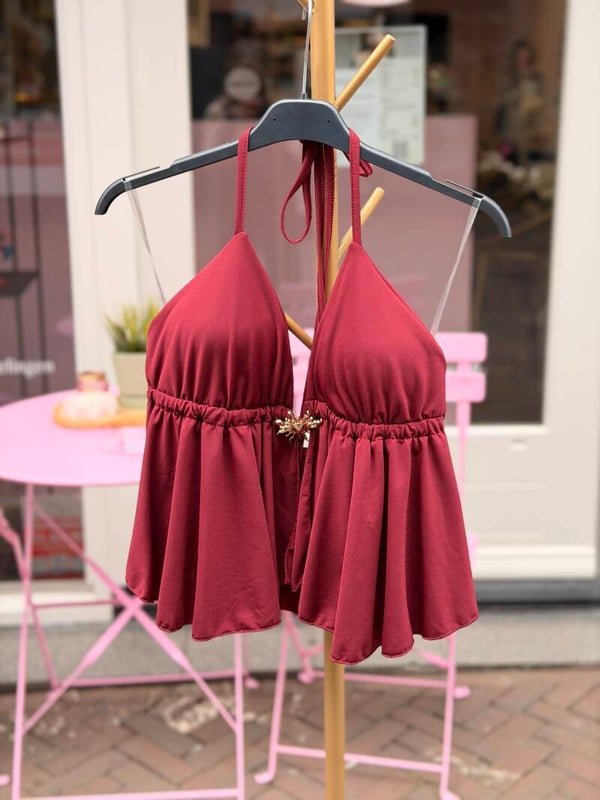 FESTIVA Sunset Glow Halter Top
