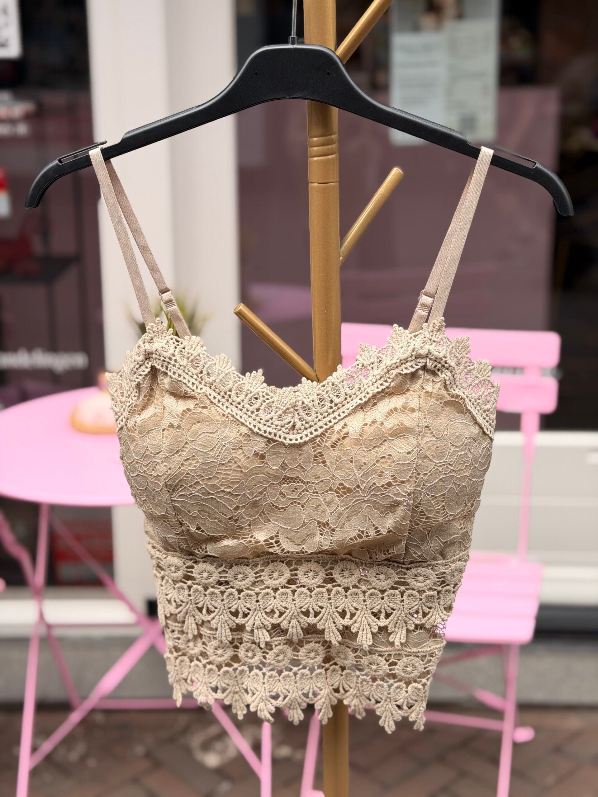 FESTIVA Boho Bloom Lace Top