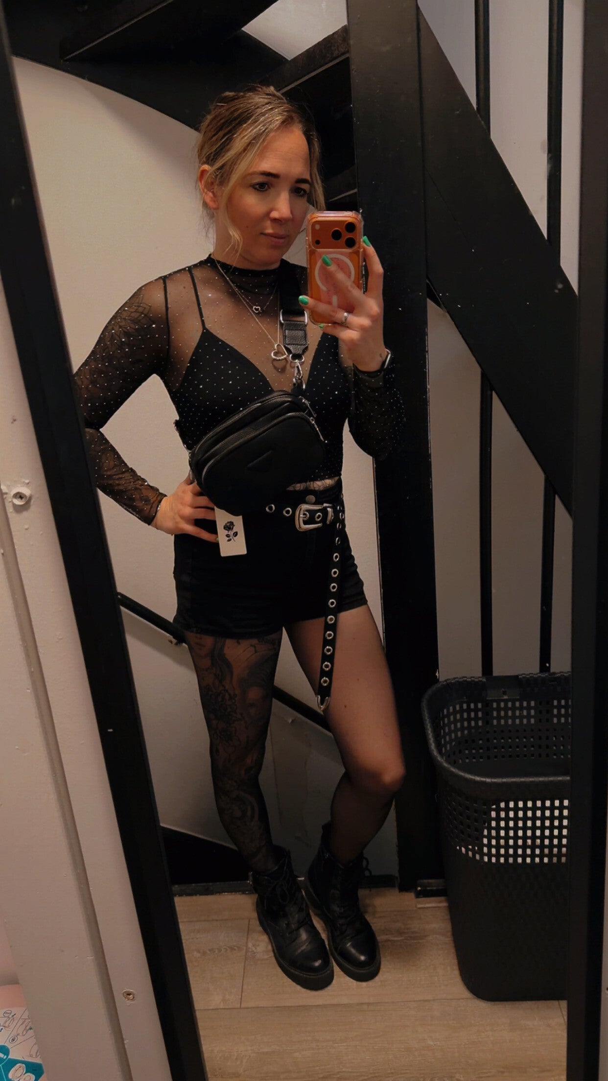 FESTIVA Diamond Mesh Top