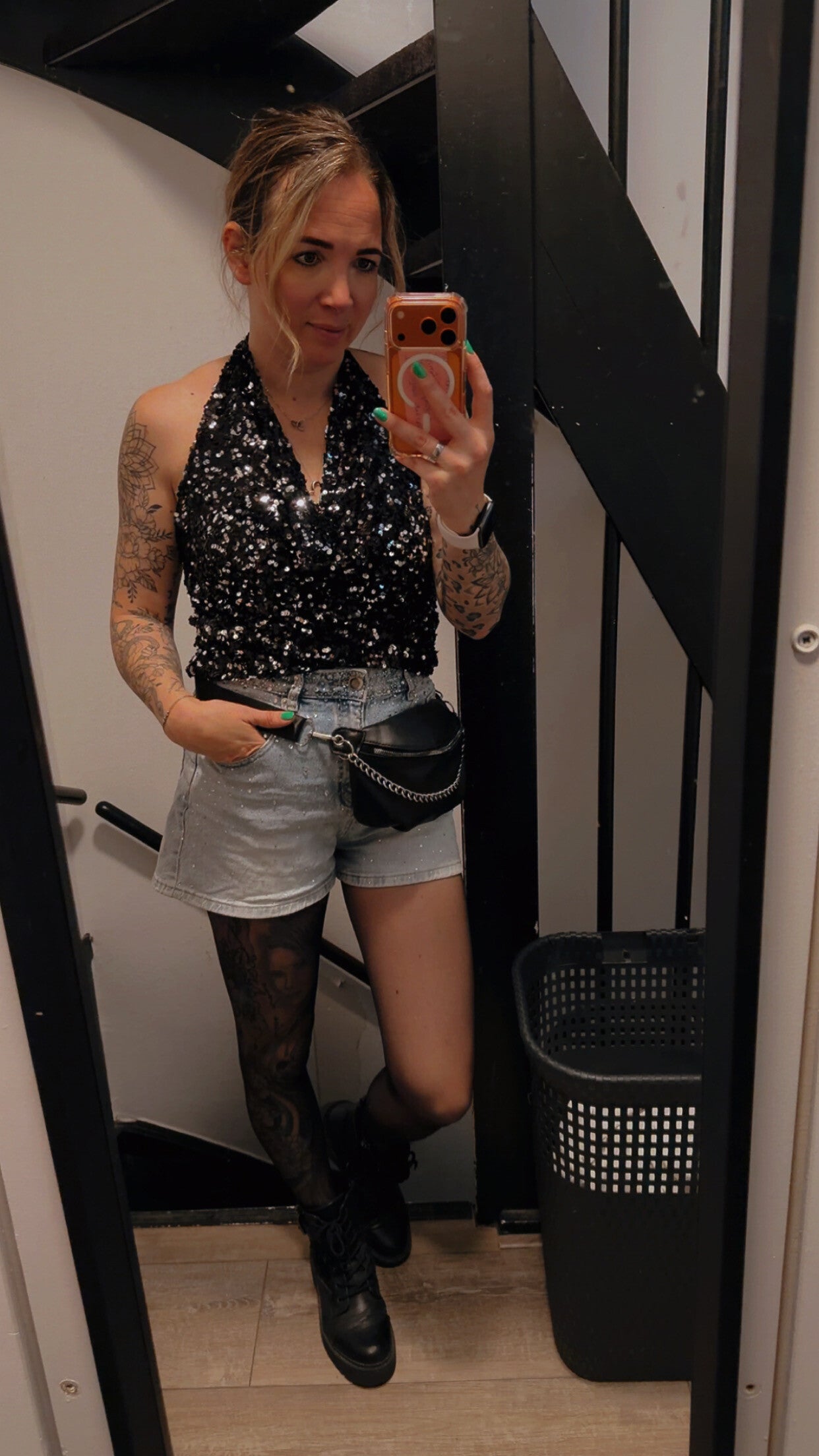 FESTIVA Disco Sequin Top