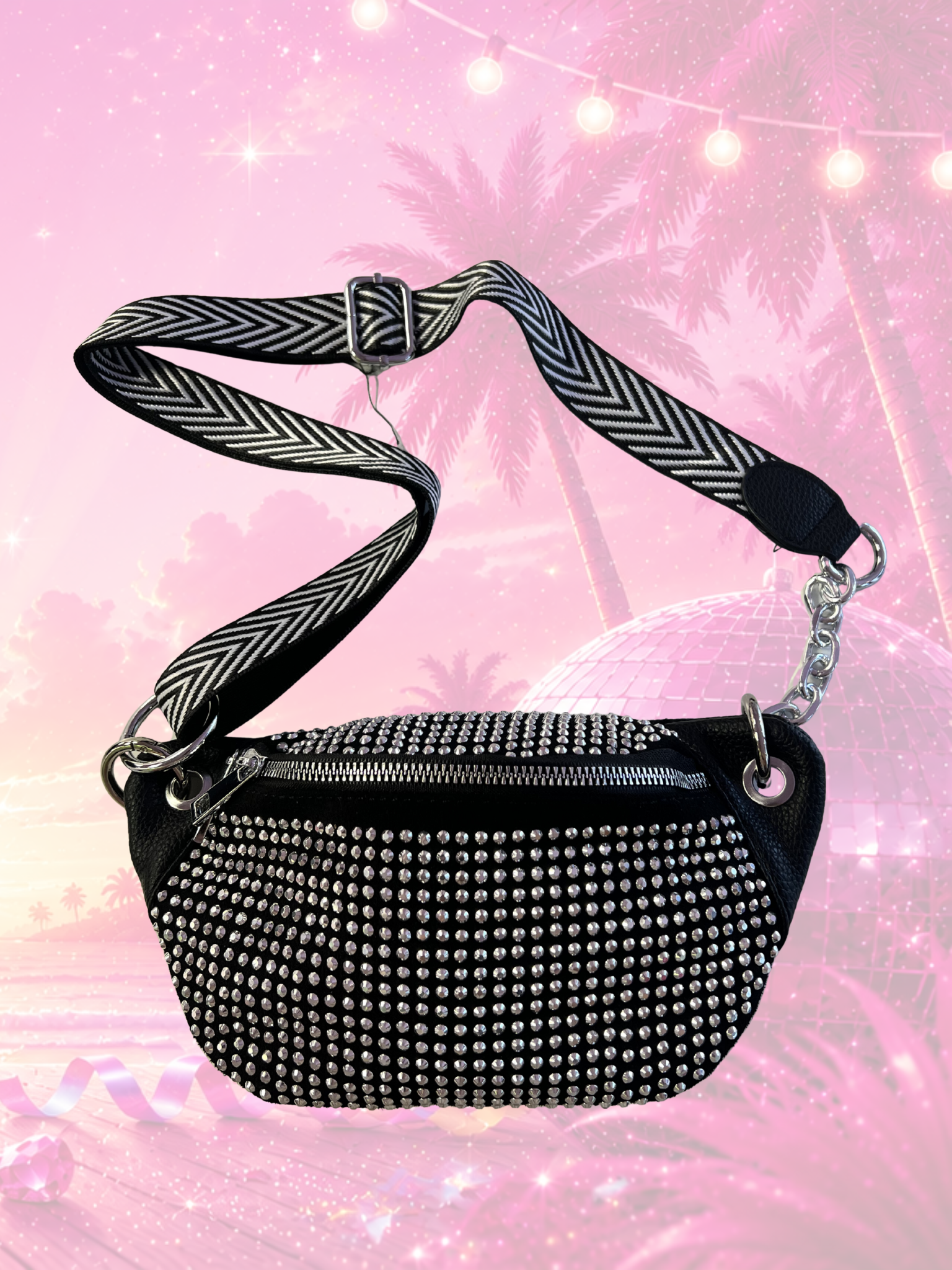 FESTIVA Crystal Belt Bag