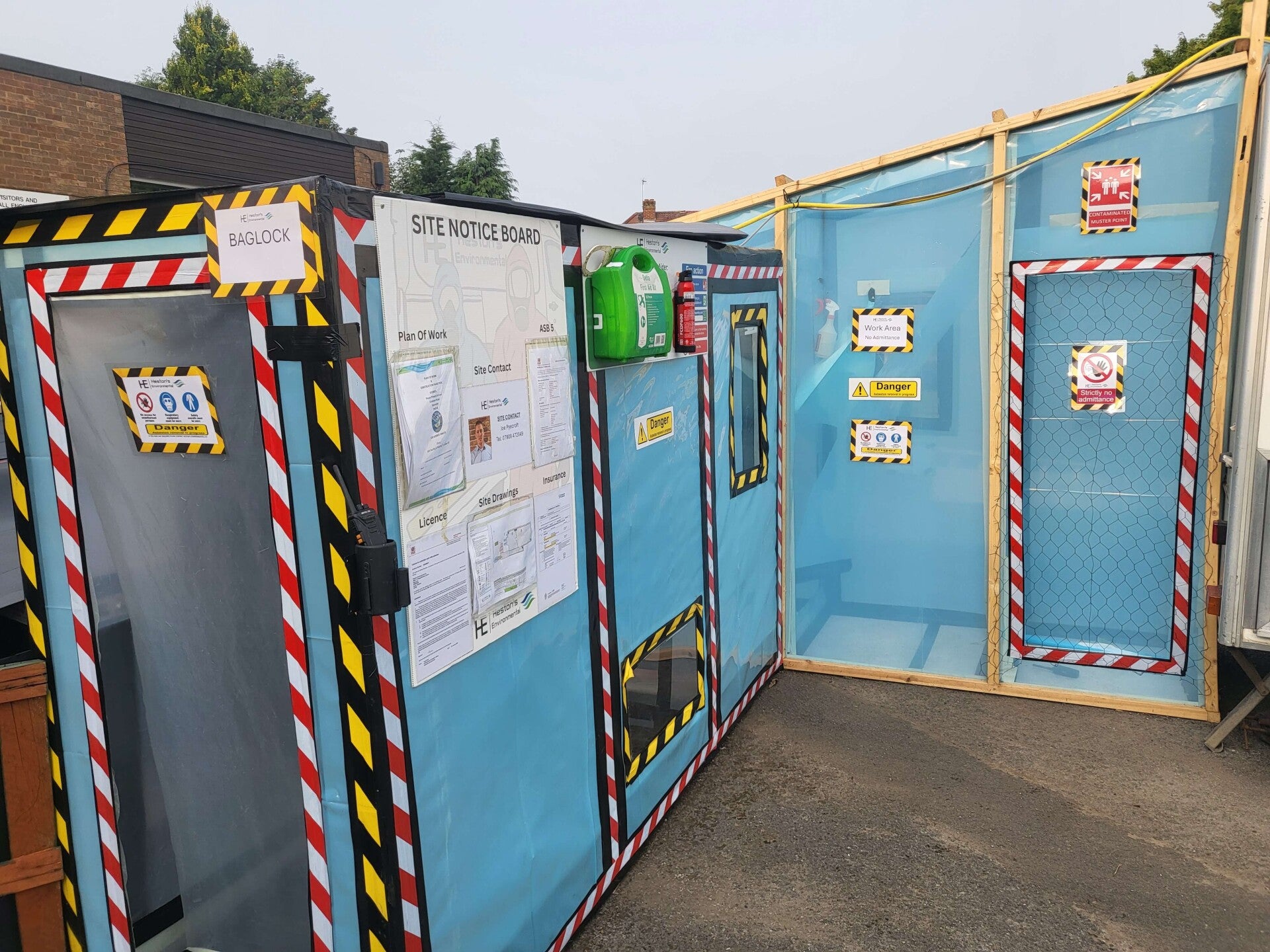 Asbestos Thermal insulation debris removed by Hestons Environmental Ltd from Sheffield