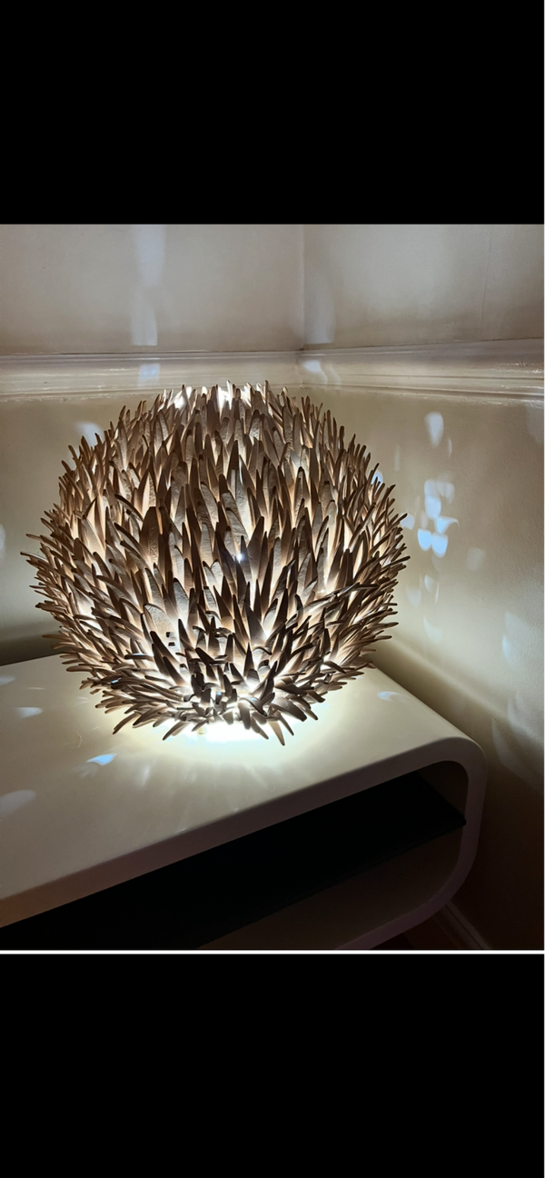 Vintage Sea Urchin table lamp