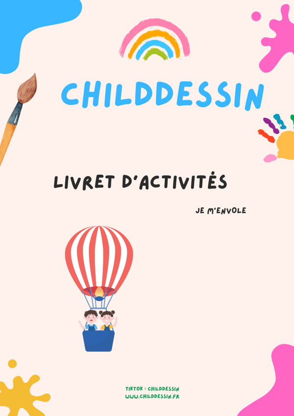 Mon livret d'activités : Je m'envole 3/5ans