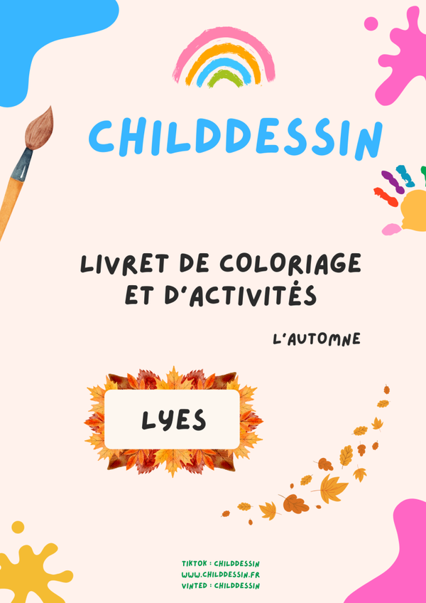 🍂 Mon livret d’activités d’automne 🍂
