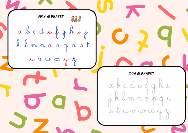 Alphabet cursive