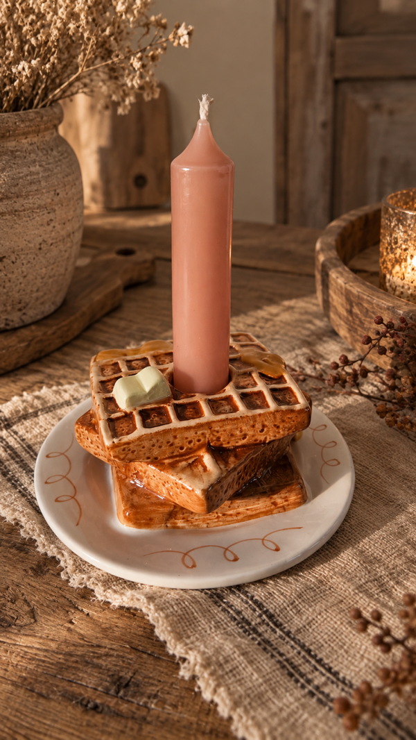 Kaarsenkandelaar Wafel