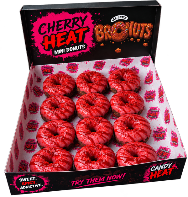 Cherry Heat Mini Bronuts