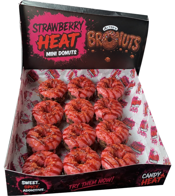 Strawberry Heat Mini Bronuts