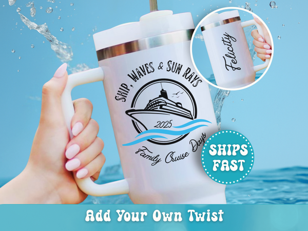 Custom Cruise Travel Tumbler