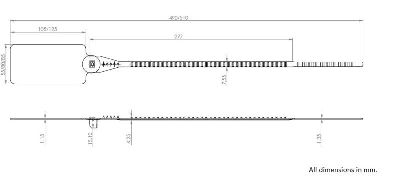 Big flag technical drawing