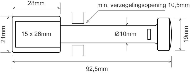 technische tekening Locktainer SHL