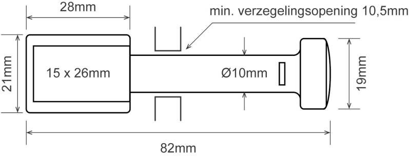 TECHNISCHE TEKENING LOCKTAINER 2000SH