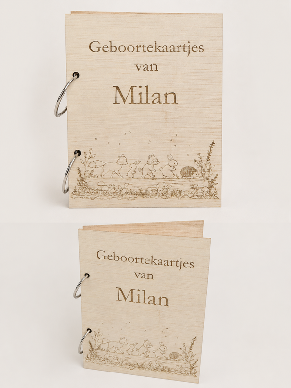 Bewaarbundel kaartjes - gepersonaliseerd