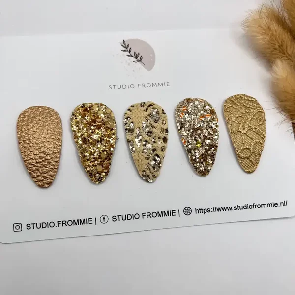 Studio Frommie- Setje antislip haarspeldjes Kerst- 3