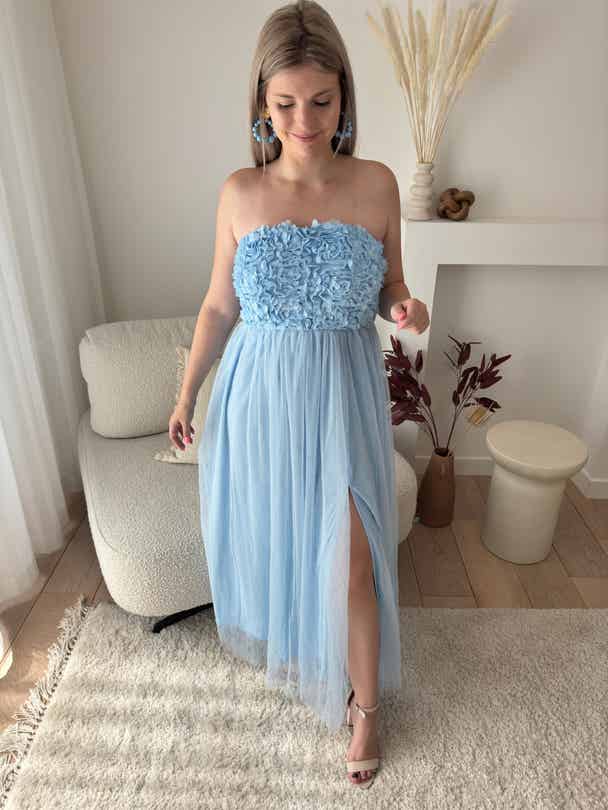 Blue Féline Dress