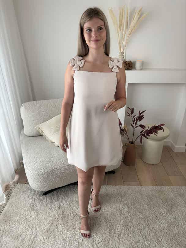 Beige Tess Dress