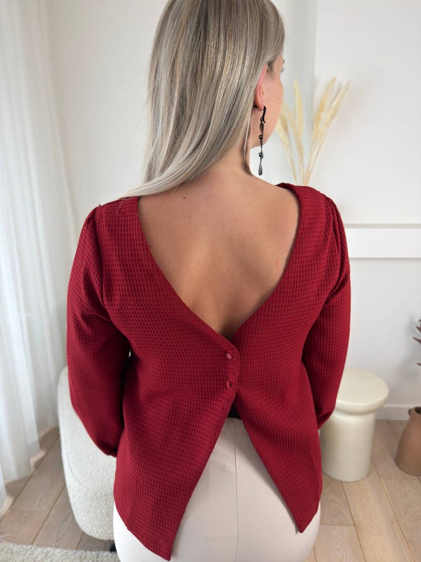 Bordeaux Vivienne Sweater